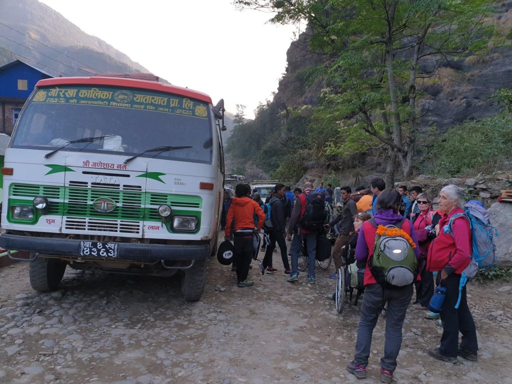 trek au népal en quadrix